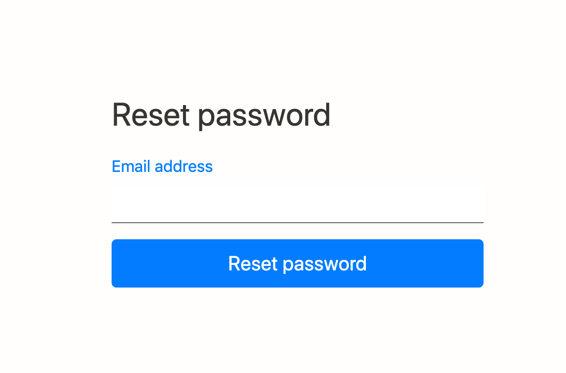 password change end